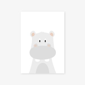 Savane – Hippopotame – Affiche