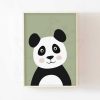 Affiche panda bébé poster mural enfant