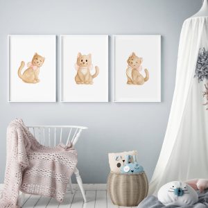 Chatons – Trio Aquarelles