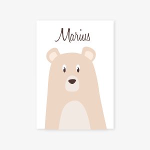 Forêt – Ours – Affiche