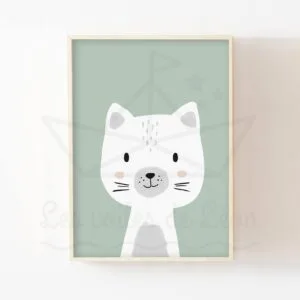 Chat – Affiche prénom