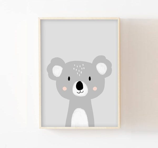 cadre koala gris