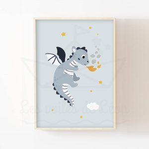 Dragon cracheur de feu – Affiche