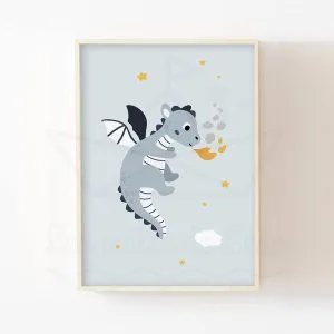 Dragon cracheur de feu – Affiche
