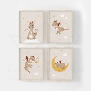Dragons dans les étoiles – Lot 4 affiches