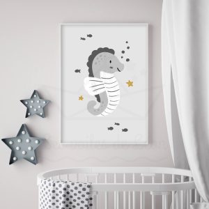Mer – Hippocampe – Affiche