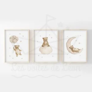 Étoiles – Ours – Trio Aquarelles