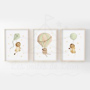 Ciel – Lions – Trio Aquarelles