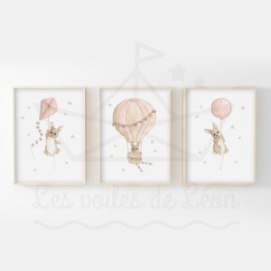 Ciel – Lapins – Trio Aquarelles