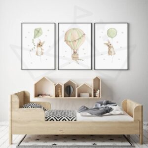 Ciel – Lapins – Trio Aquarelles