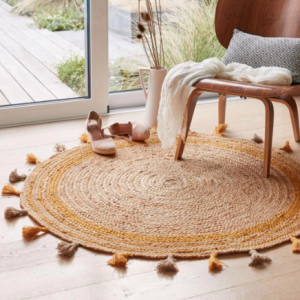 tapis en toile de jute