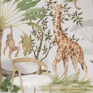 papier peint mural jungle enfant