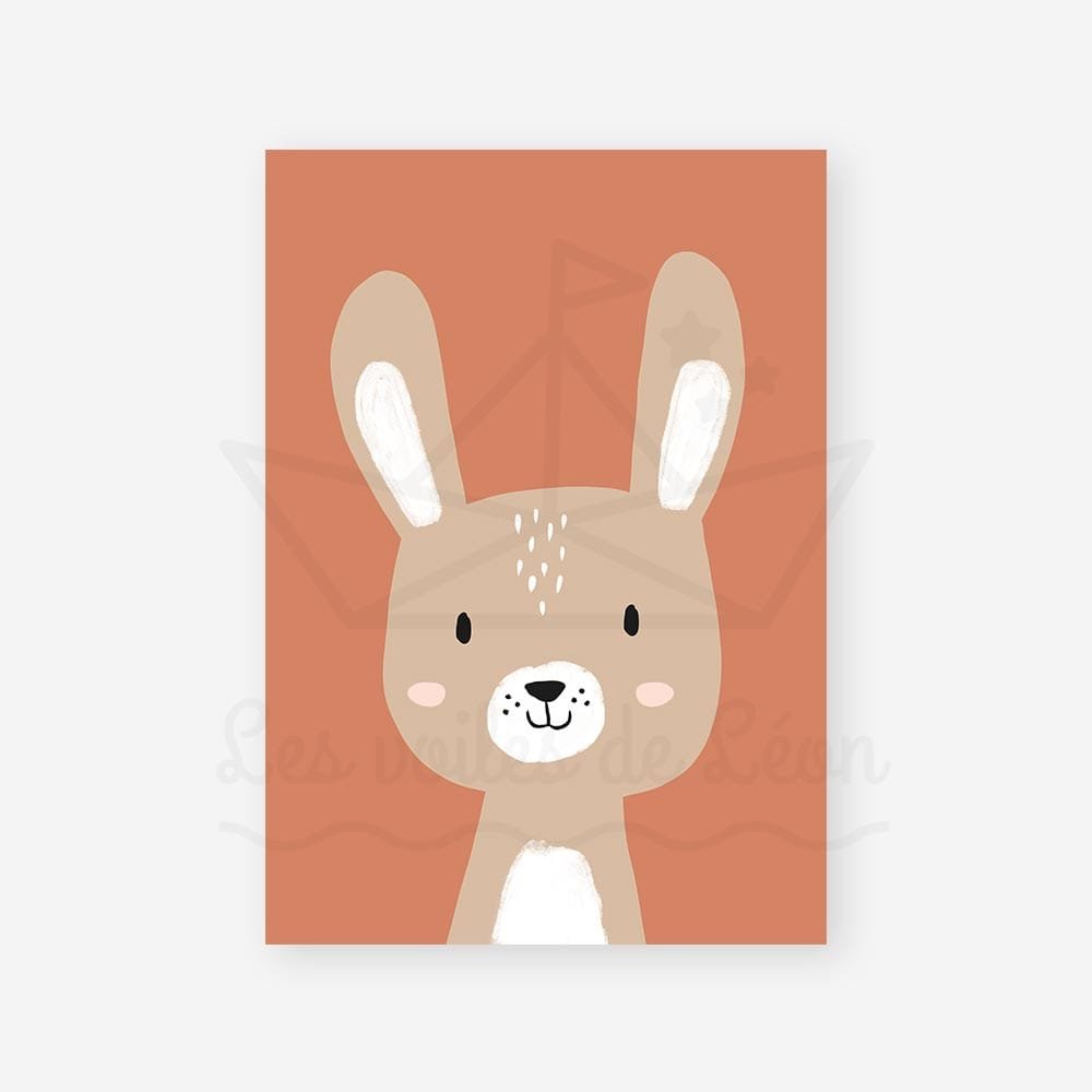 Lot De 3 Affiches Chambre Bébé – 30x40 Cm, Thème Lapin Et Fleurs, Personnalisables Avec Prénom, Toile Imprimée, Sans Cadre