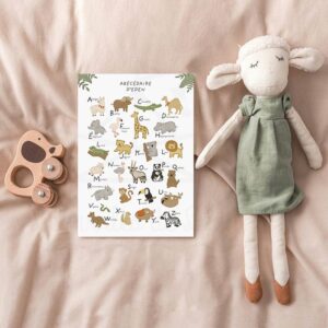 Affiche abécédaire enfant – Animaux