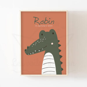 Savane – Affiche Crocodile