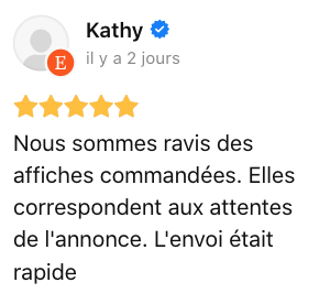 avis affiche enfant garçon