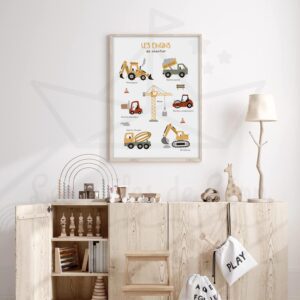 Le Grand Poster des Engins : Collection Complète du Chantier