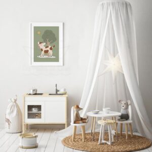 Ferme – Vache – Affiche personnalisable