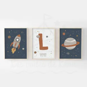 Affiches Espace & Galaxie Enfant